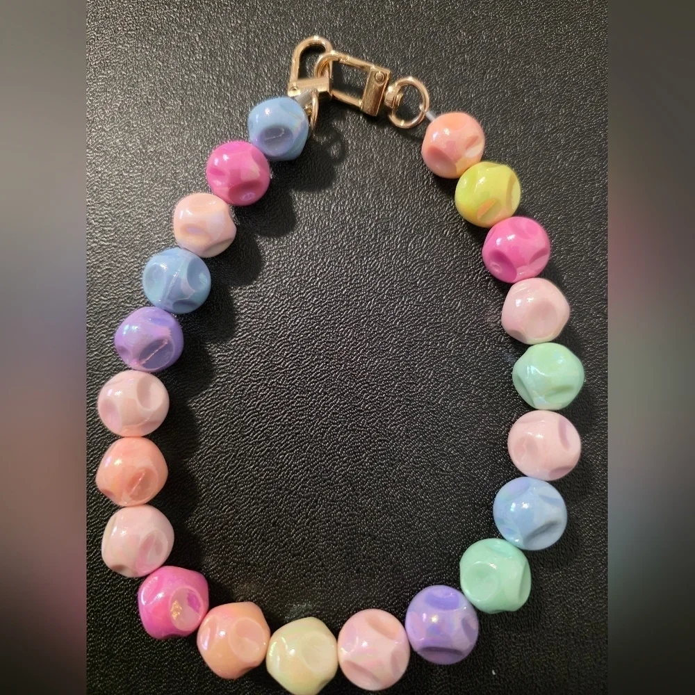 Colorful Beaded Bag Charm
